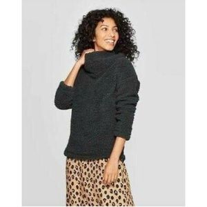 A New Day Cozy Forest Green Sweater Size M NWT